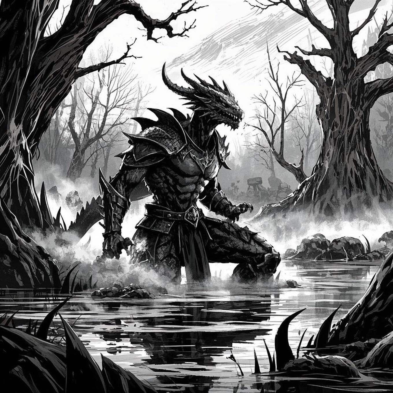 black dragonborn